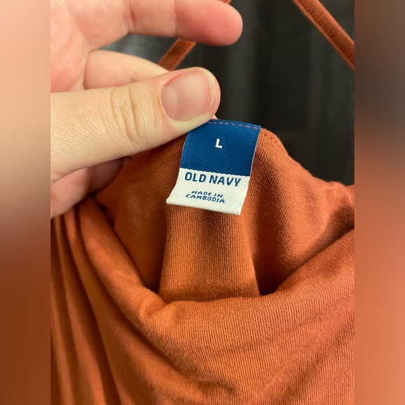 Old Navy Pink Fit & Flare Cross-Back Mini Cami Dress NWT - Picture 2 of 4